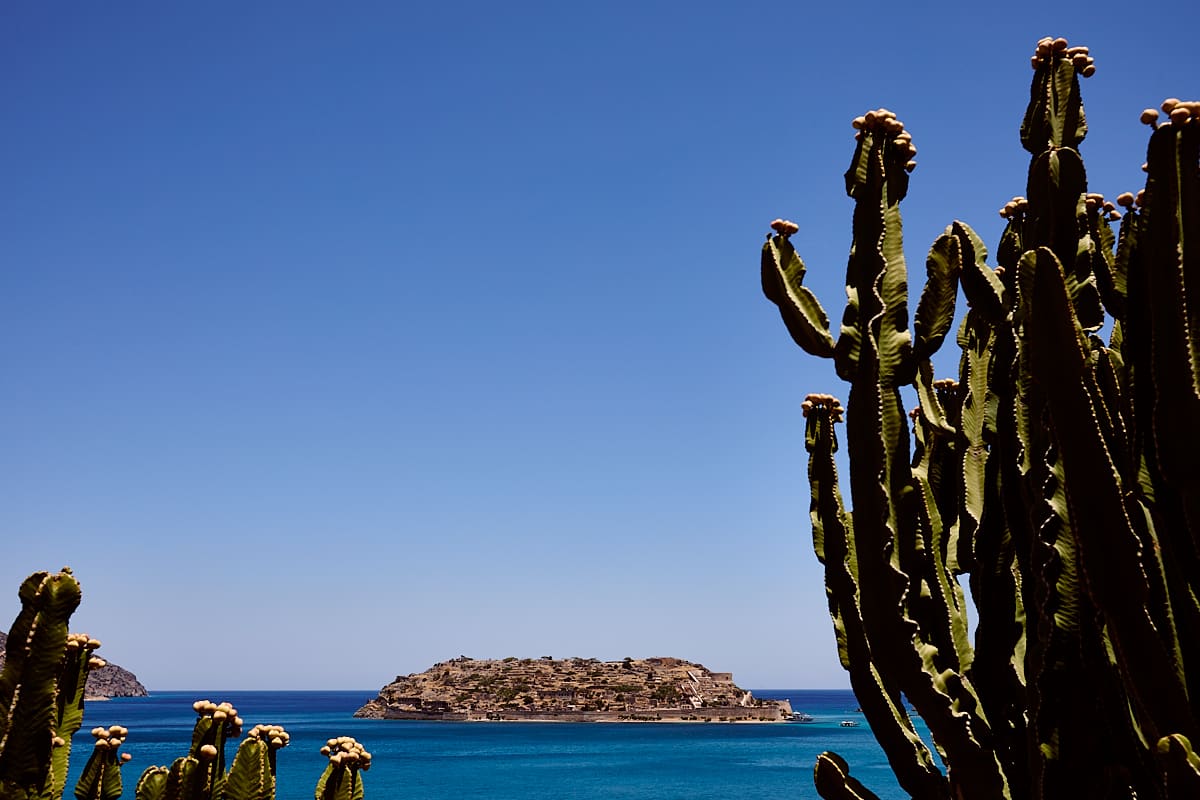 L'ilôt-forteresse de Spinalonga, Crète, Grèce L'ilôt-forteresse de Spinalonga, Crète, Grèce