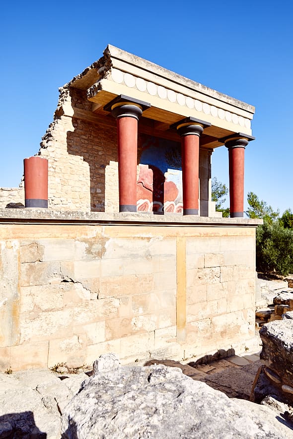 Palais de Knossos, Crète, Grèce. Palais de Knossos, Crète, Grèce.