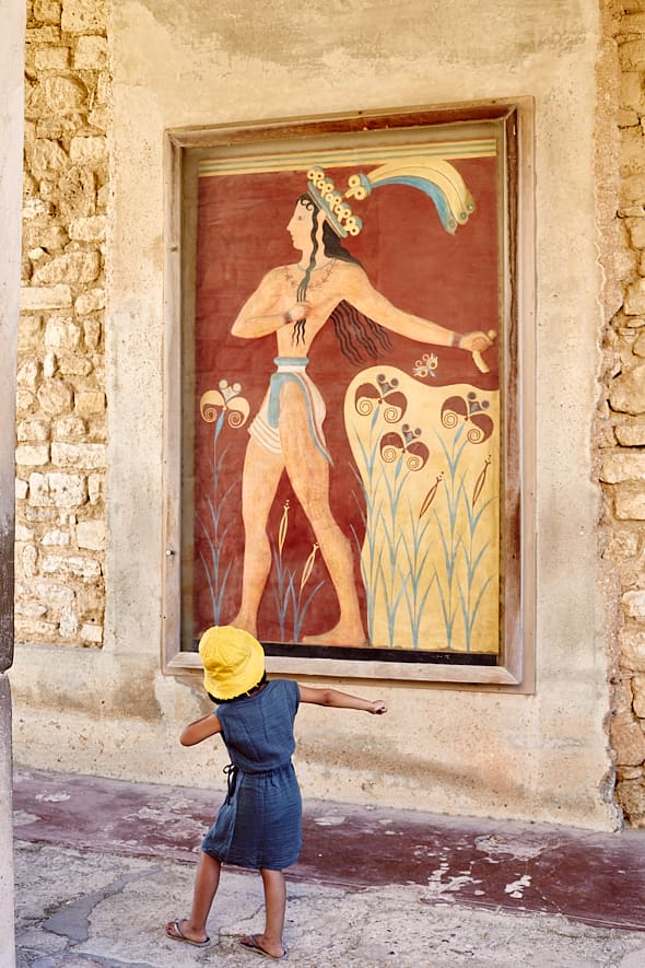 Palais de Knossos, Crète, Grèce. 