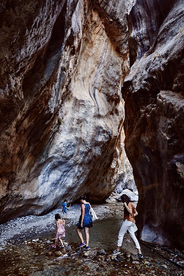 Les gorges des Sarakinas, Crète, Grèce. 