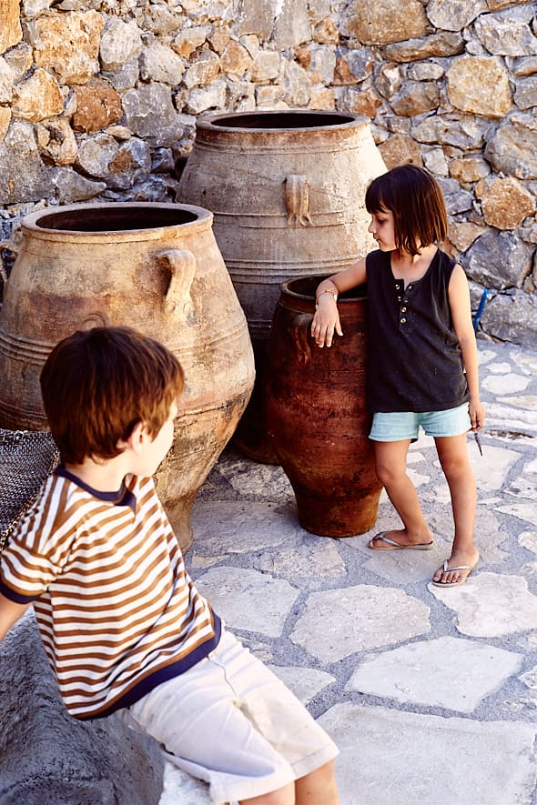 Ferme de Peskesi, Crète, Grèce. Ferme de Peskesi, Crète, Grèce.