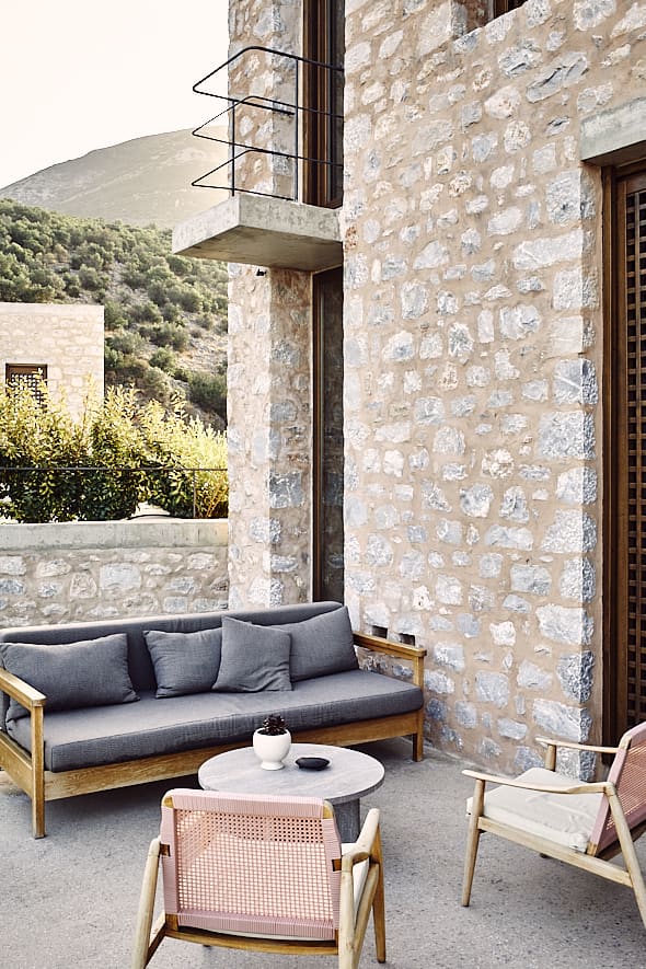 Villa Monolithoi à Pigi, Péloponnèse, Grèce. Villa Monolithoi à Pigi, Péloponnèse, Grèce.