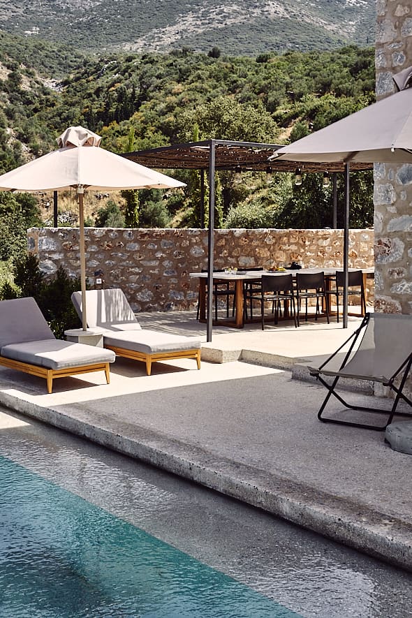 Villa Monolithoi à Pigi, Péloponnèse, Grèce. Villa Monolithoi à Pigi, Péloponnèse, Grèce.