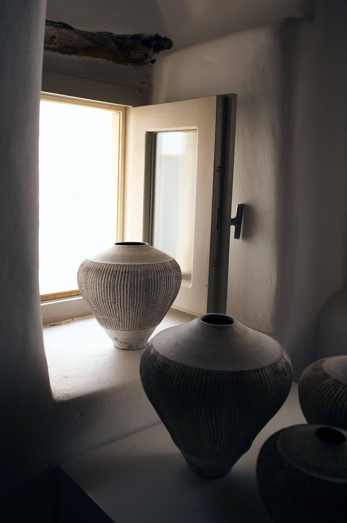 Atelier du céramiste Todd Marshard à Paros, Grèce