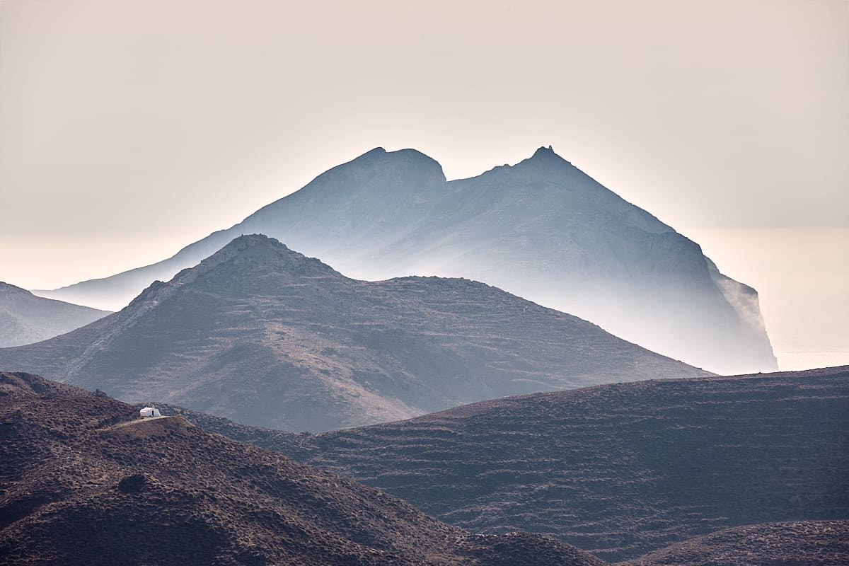 Campagne à Anafi, Cyclades