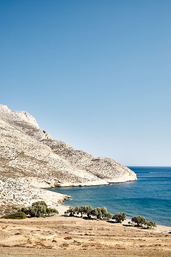 Plage de Megas Potamos, Anafi. Plage de Megas Potamos, Anafi.