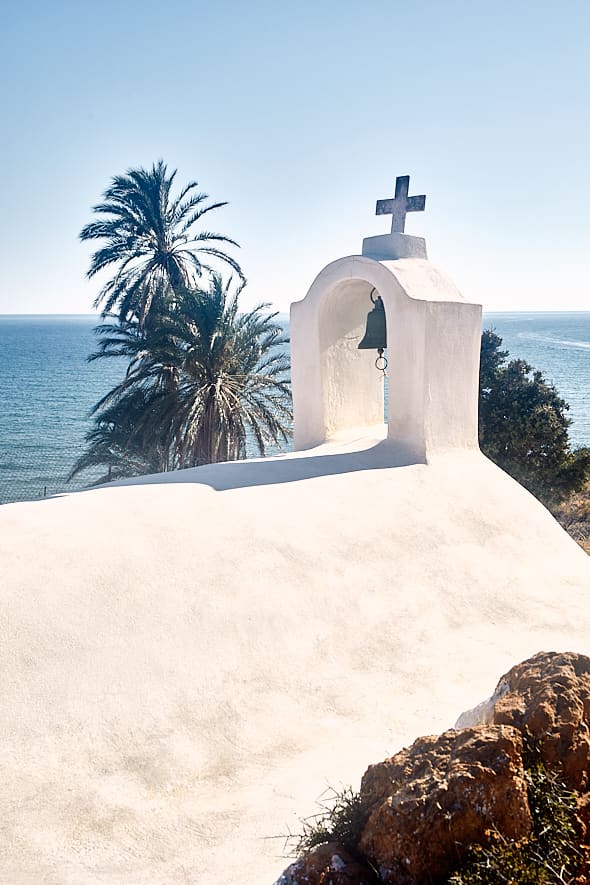 Église à côté de Klisidi, Anafi, Cyclades. 