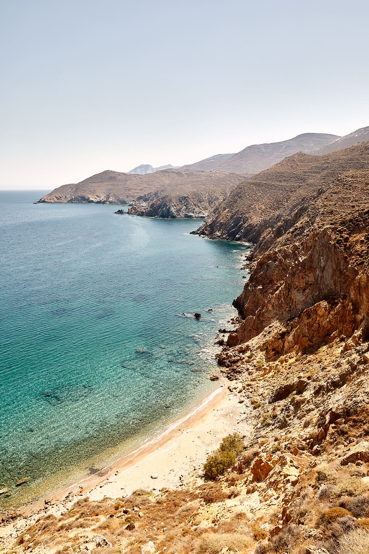 Plage de Likoskopos, Anafi, Cyclades