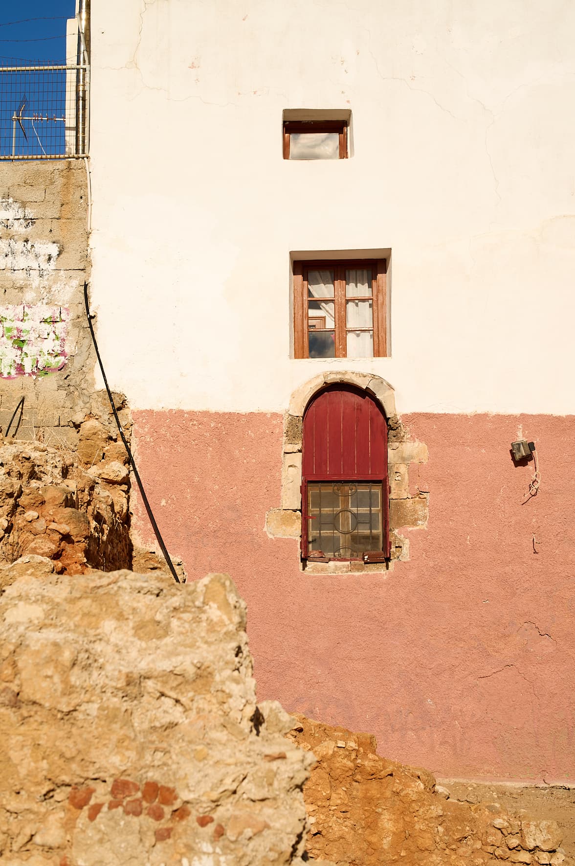 Façades défraîchies de la vieille ville de La Canée