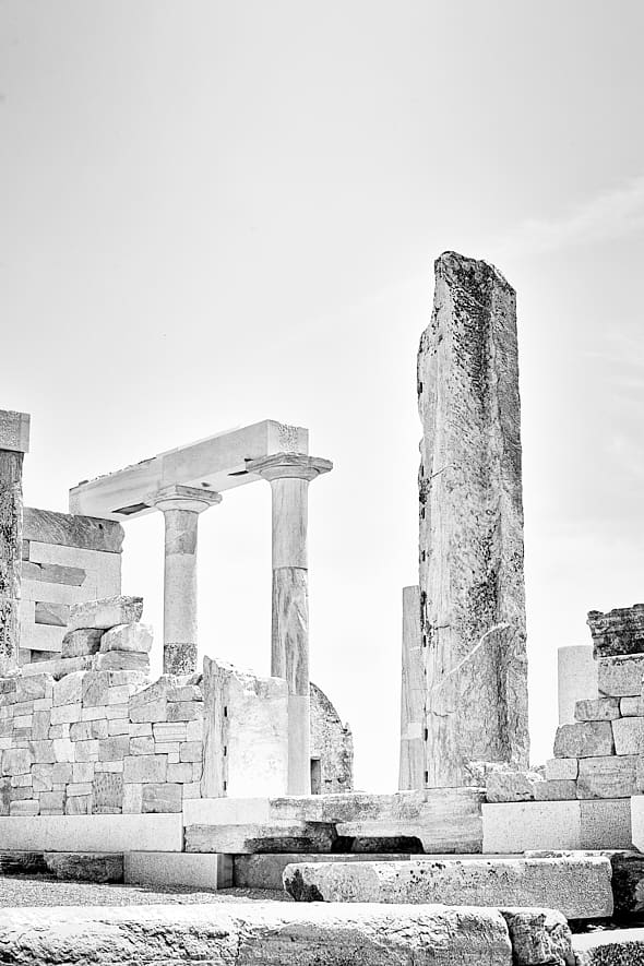 Le temple de Déméter à Naxos Le temple de Déméter à Naxos