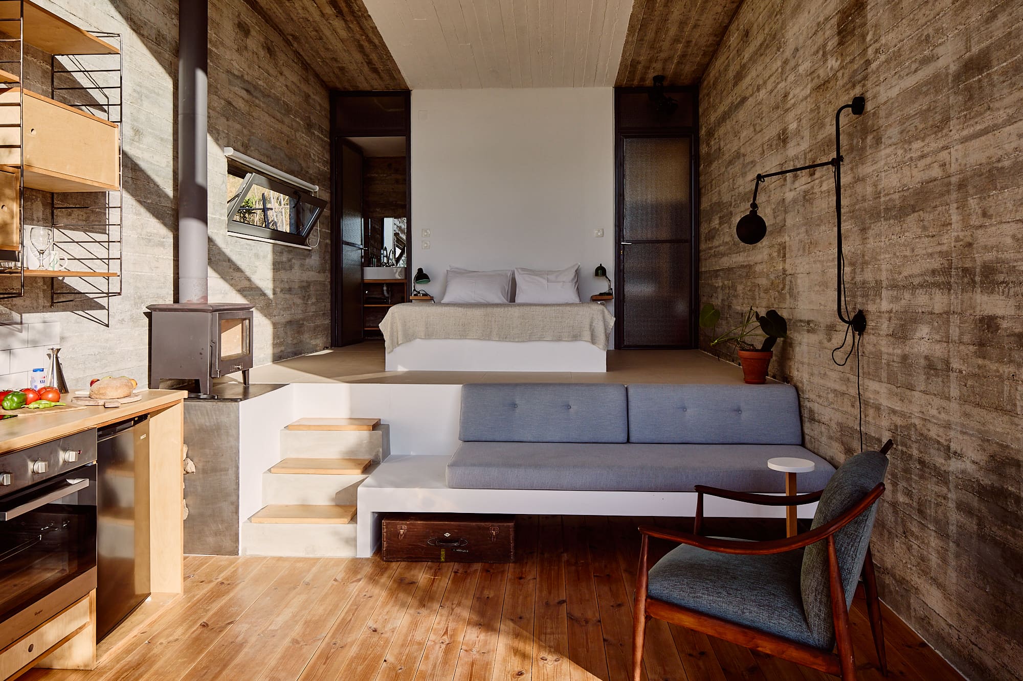 Cabanon Concrete, en Crète, le bonheur est dans le cabanon (en béton)