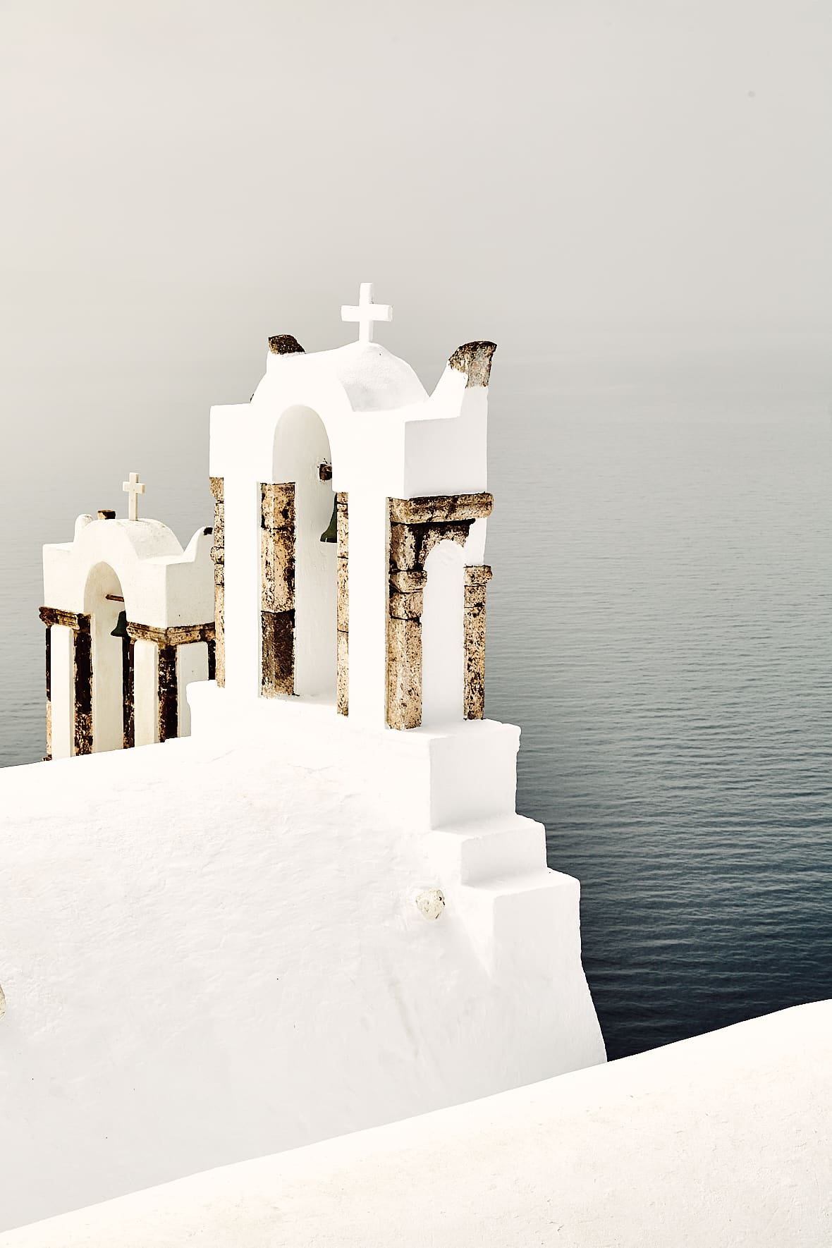 Village d'Oia à Santorin, Cyclades, Grèce