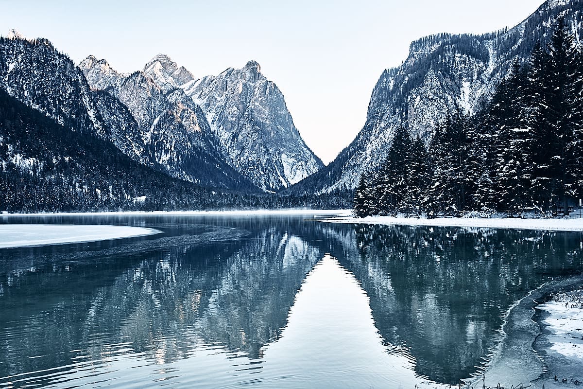 Le lac de Dobiaco Le lac de Dobiaco