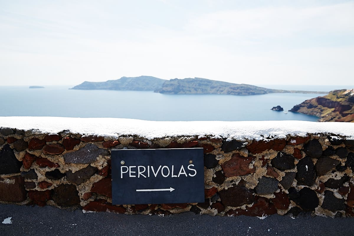 Hôtel Perivolas à Oia, Santorin, Grèce.