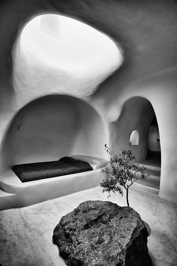 Hôtel Perivolas à Oia, Santorin, Grèce.