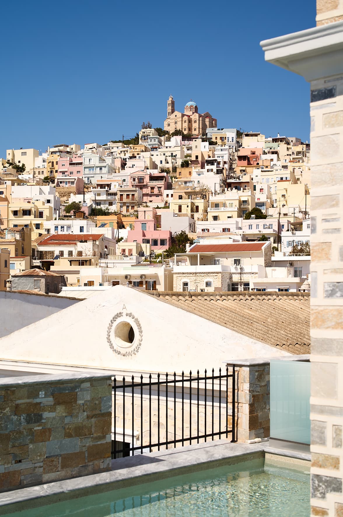 Hôtel Argini à Syros, Grèce