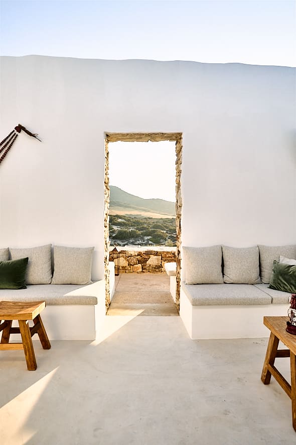 Hôtel The Rooster à Antiparos, Grèce. Hôtel The Rooster à Antiparos, Grèce.