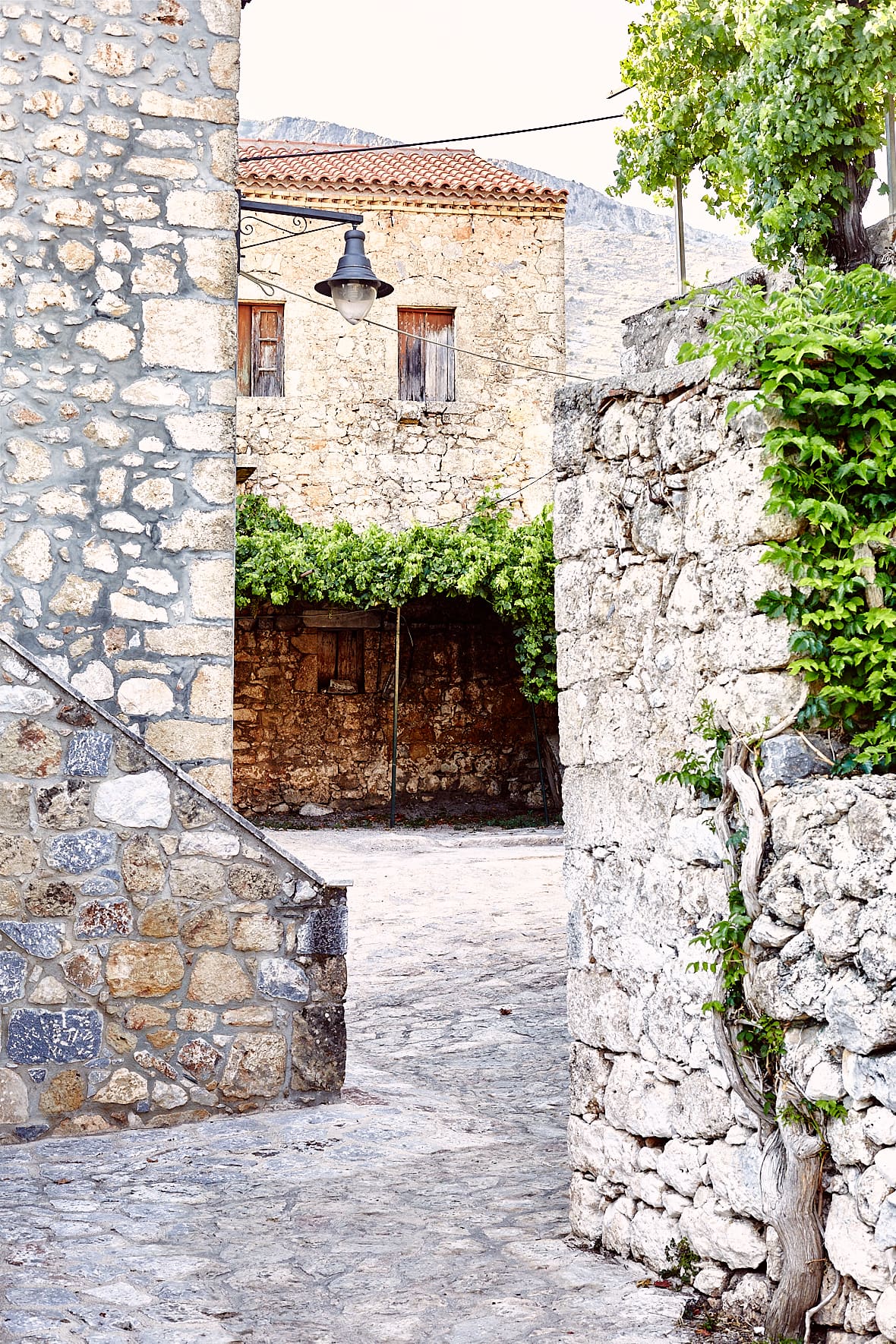 Ruelles du village d'Itylo