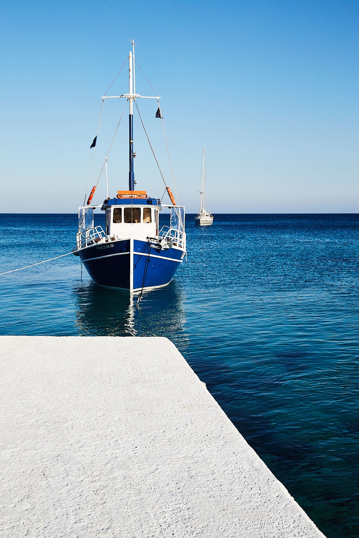 Caïque, Mykonos, Cyclades, Grèce