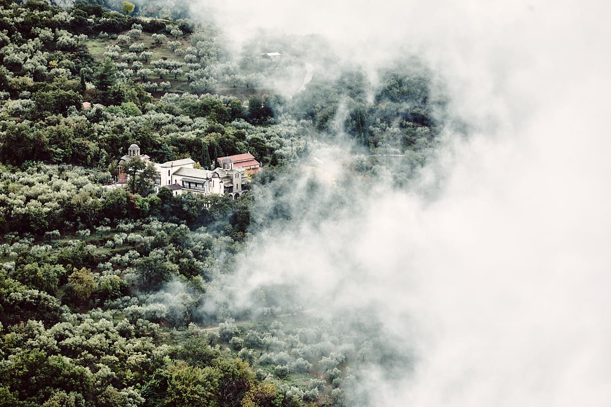 Pélion | Vue depuis Makrinitsa. Pélion | Vue depuis Makrinitsa.