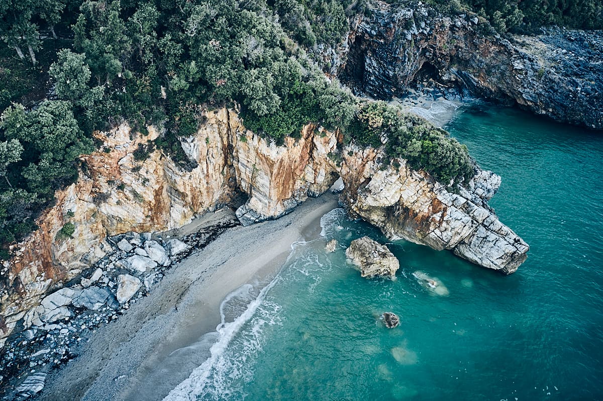 Pélion | La plage de Mylopotamos.