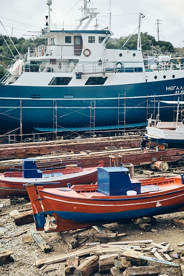 Pélion | Chantier naval d'Agia Kyriaki Pélion | Chantier naval d'Agia Kyriaki