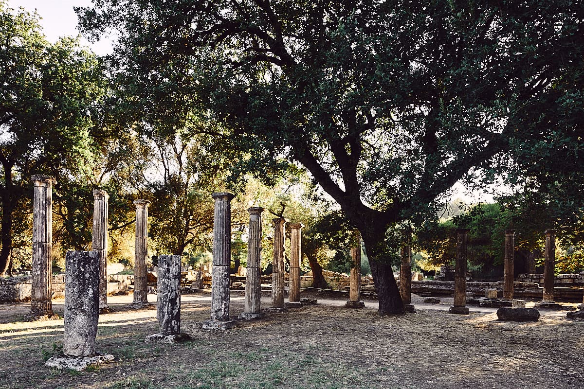 Site archéologique d'Olympie, Péloponnèse, Grèce