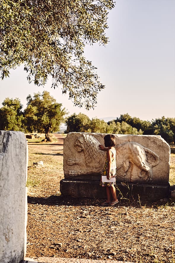 Site archéologique de Messène, Péloponnèse, Grèce. 