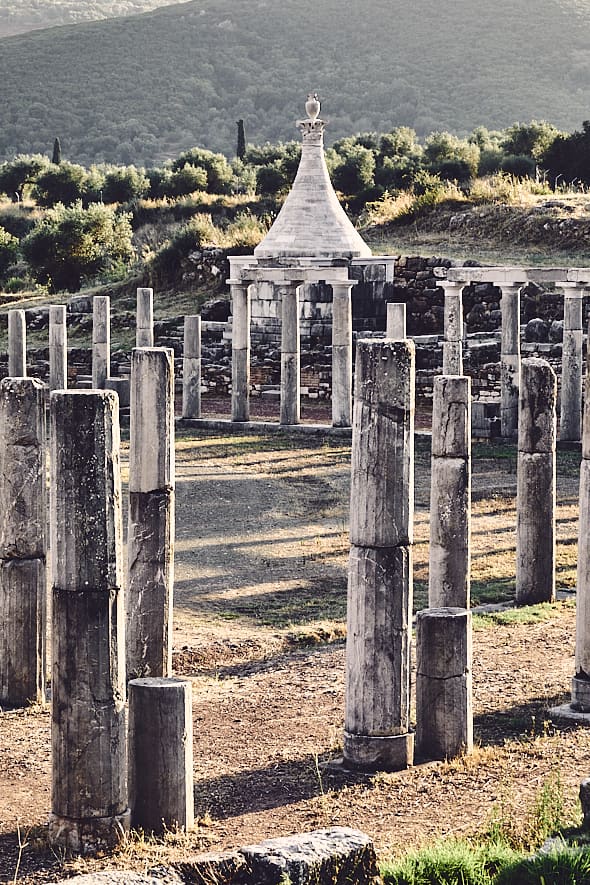 Site archéologique de Messène, Péloponnèse, Grèce. 