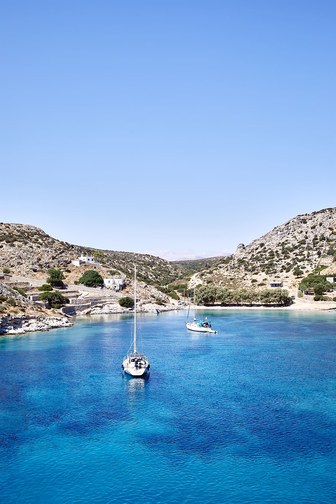 Port de Schinoussa, Petites Cyclades, Grèce