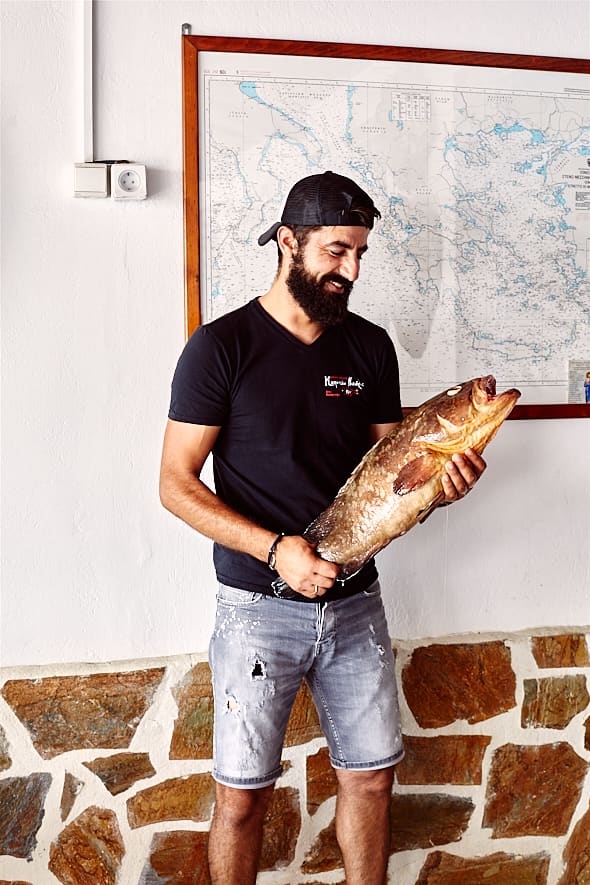 Taverne Capetan Nikolas à Koufonissi, Grèce