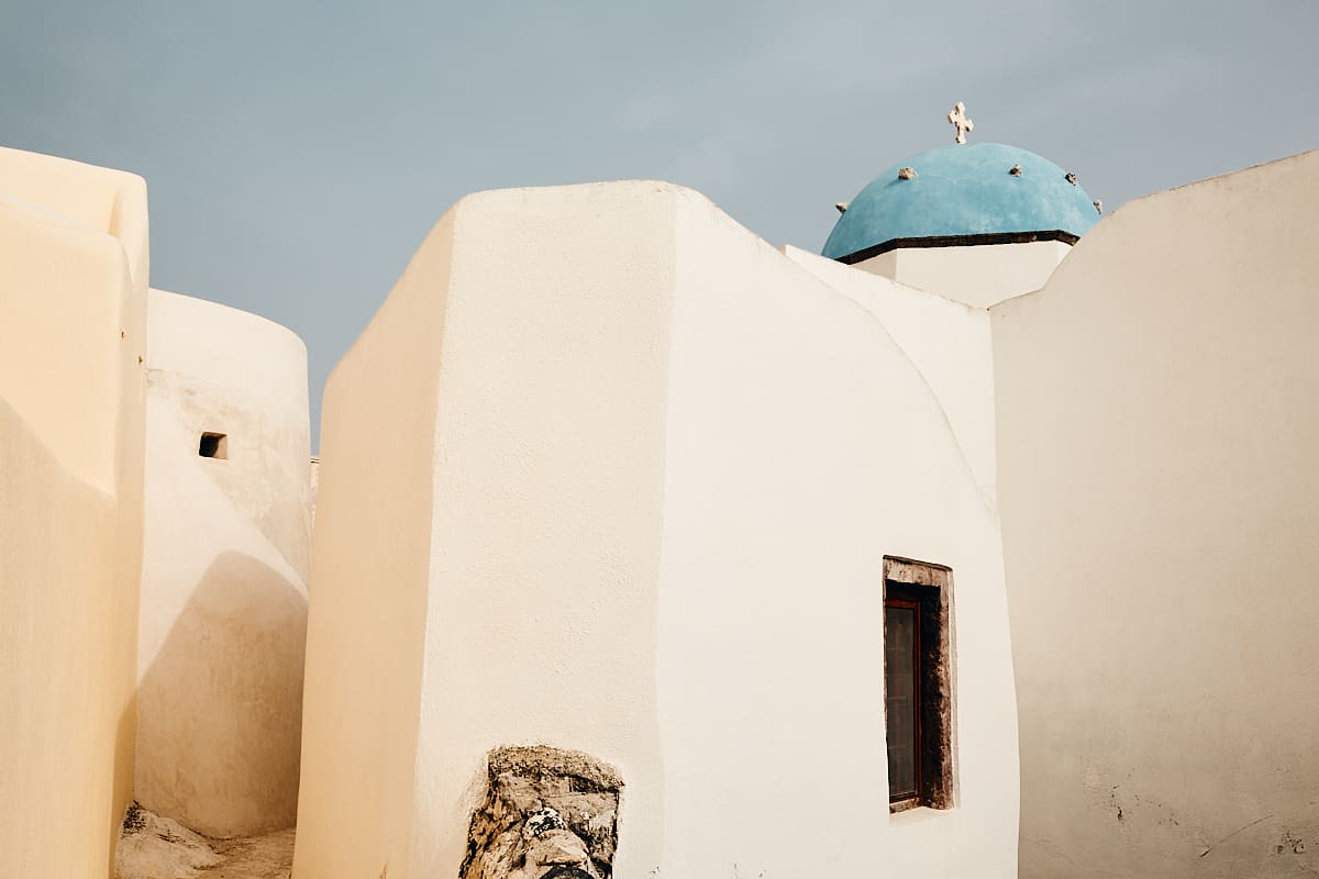 Santorin | Ruelles du village d'Emporio