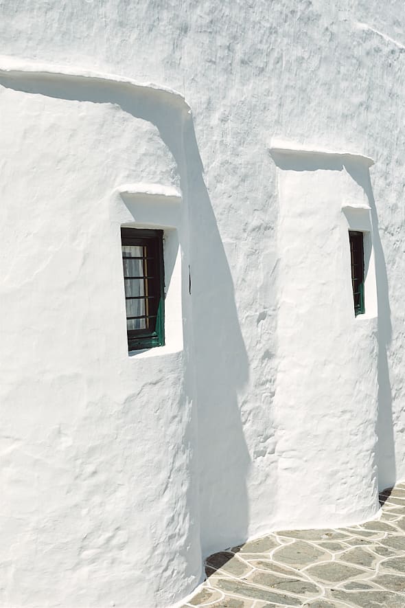 Eglise dans le village d'Apollonia, Sifnos, Grèce. 