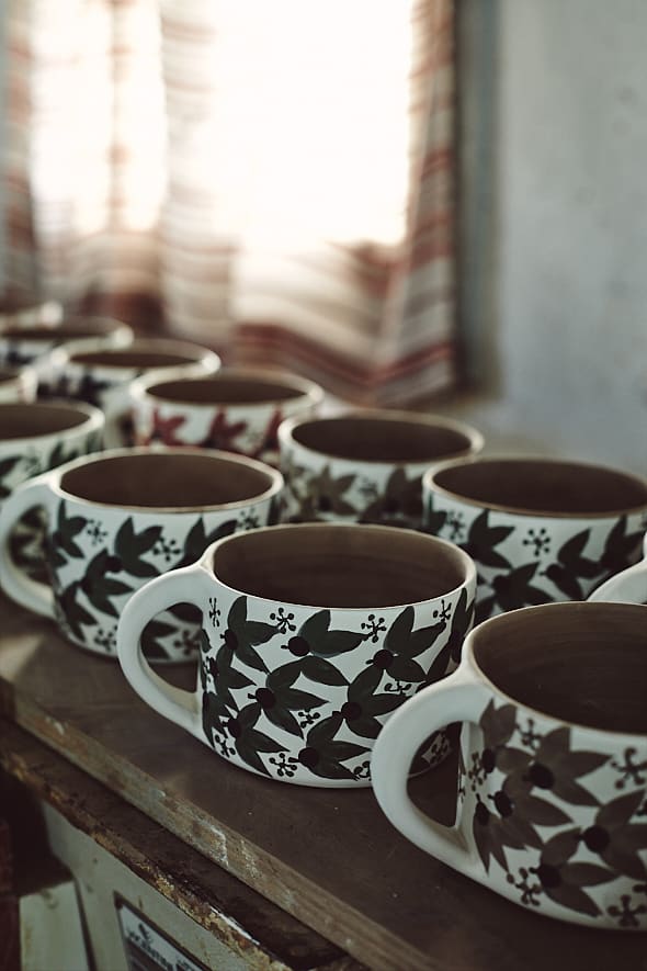 Atelier de céramique Lempesis à Artemonas, Sifnos, Grèce. 