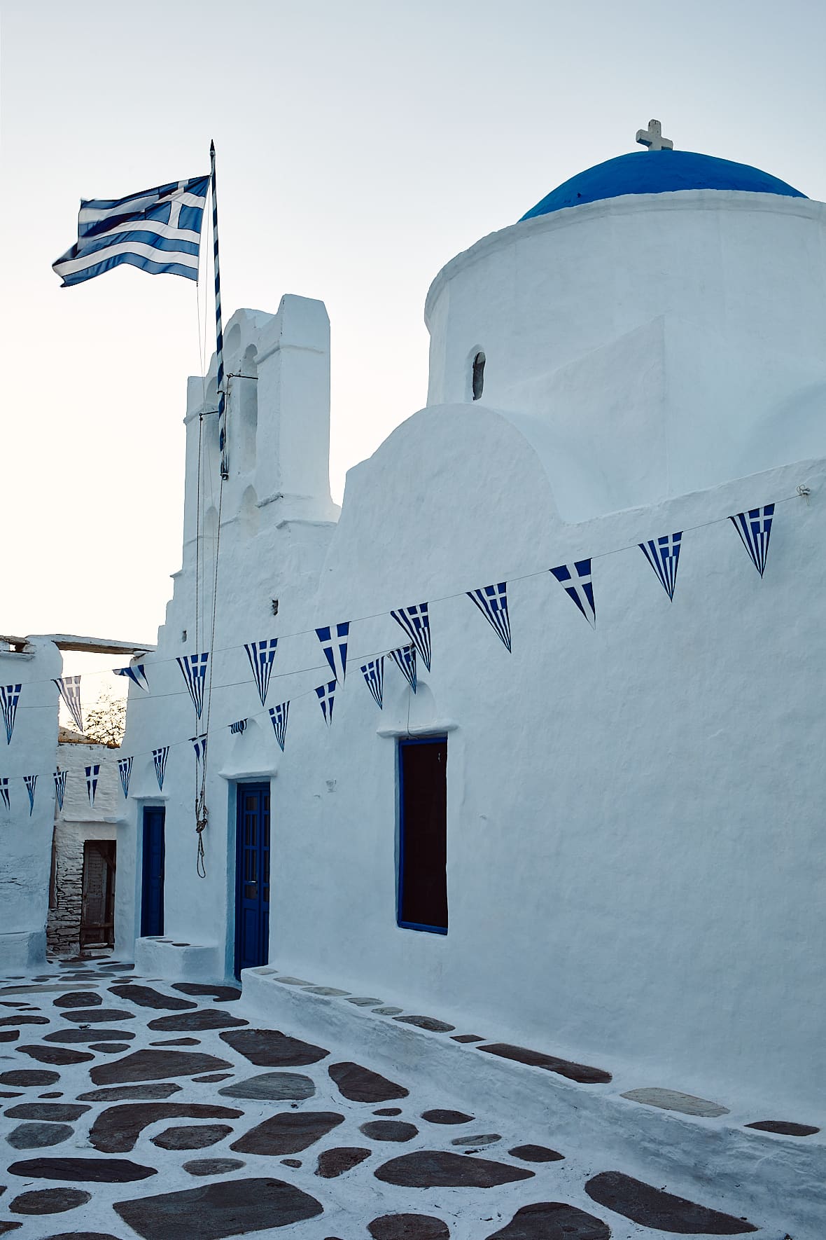 Eglise à Apollonia, Sifnos, Cyclades, Grèce