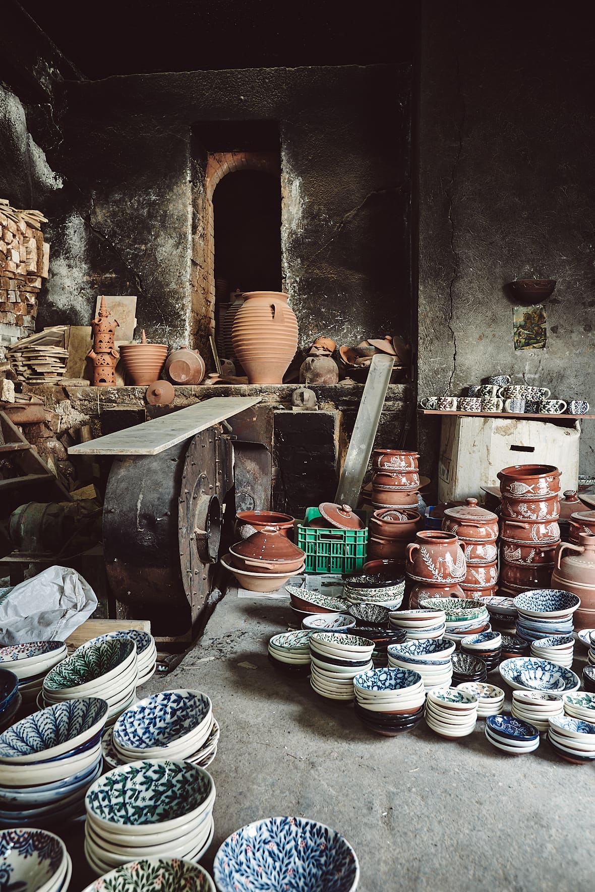 Atelier de céramique Lempesis à Artemonas, Sifnos, Grèce