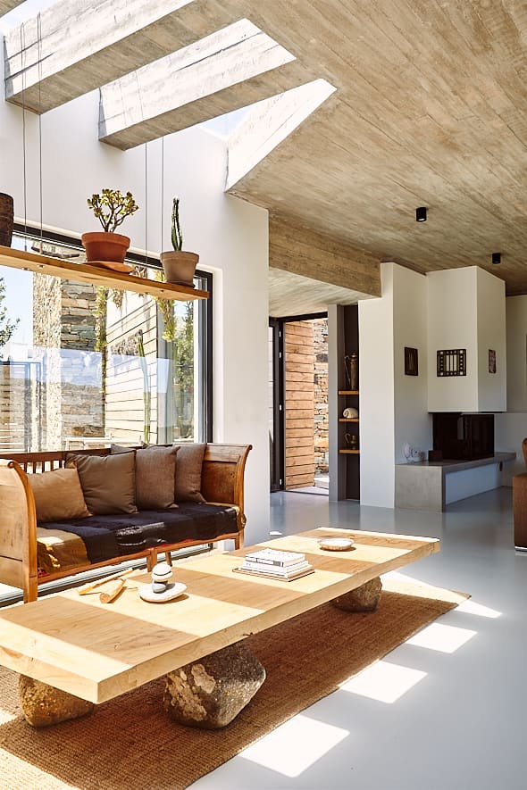 La villa Architectural Oasis à Volax, Tinos. La villa Architectural Oasis à Volax, Tinos.