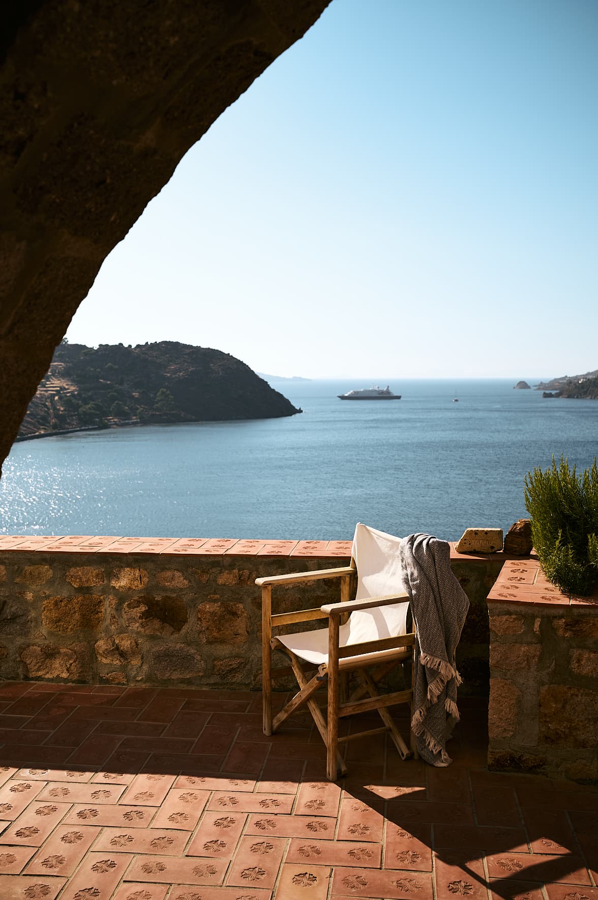 Villa Patmos Eyes, à Patmos, Dodécanèse, Grèce